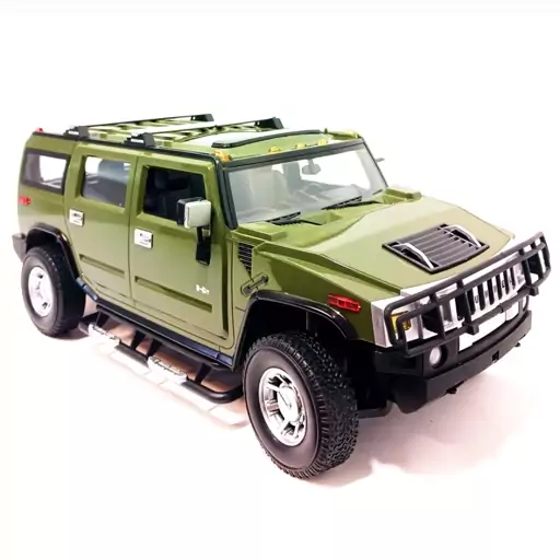 اسباب بازی ماشین کنترلی شارژی جیپ سبز مقیاس مدل RC Cars Hummer H2