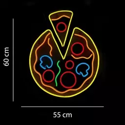 تابلو نئون طرح پیتزا 