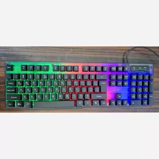 کیبورد گیمینگ RGB دار دی نت D-NET DT-996 اورجینال