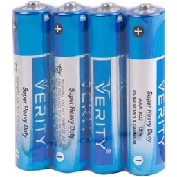 باتری نیم قلمی وریتی (VERITY) شیرینگ پک4 تایی