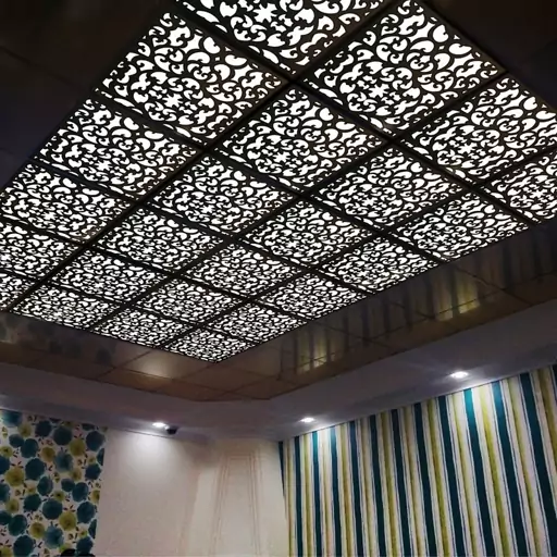 تایل سقفی آسمان مجازی بنی دکو مدل MC16 اندازه 60x60 سانتی متر مجموعه 4 عددی