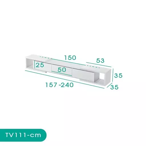 میز تلویزیون اسمردیس مدل TV111