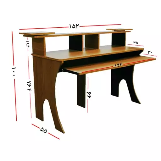 میز تحریر مدل  DLF60L