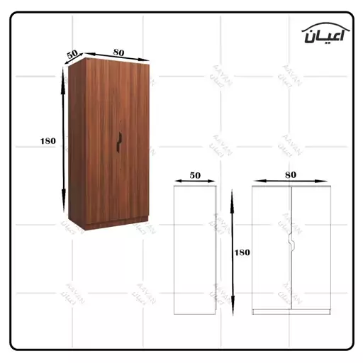 کمد لباس اعیان مدل FH512