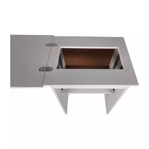 میز چرخ خیاطی مدل آسانسوری MDF-SM22 به همراه صندلی