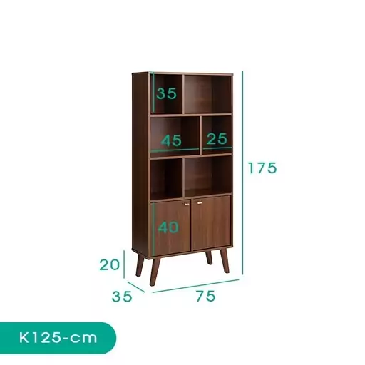 کتابخانه اسمردیس مدل K125 - MDF