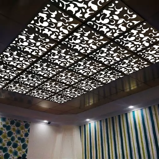 تایل سقفی آسمان مجازی بنی دکو مدل MC12 اندازه 60x60 سانتی متر مجموعه 4 عددی