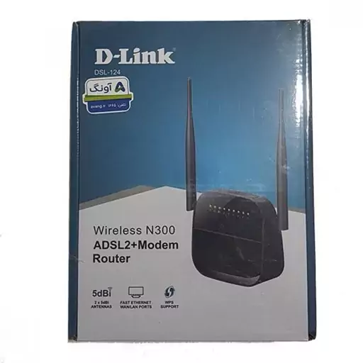 مودم روتر +ADSL2 دی لینک DSL-124