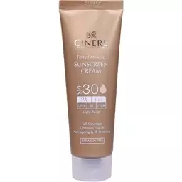 کرم ضد آفتاب SPF30 رنگی سینره 