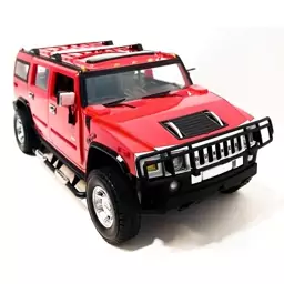 ماشین کنترلی شارژی جیپ قرمز مدل RC Cars Hummer H2