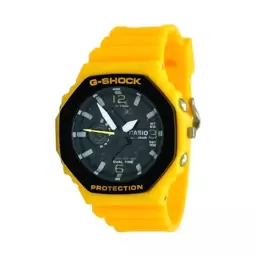  ساعت مچی دو زمانه جیشاک G-SHOCK GA-2100 YW-BK