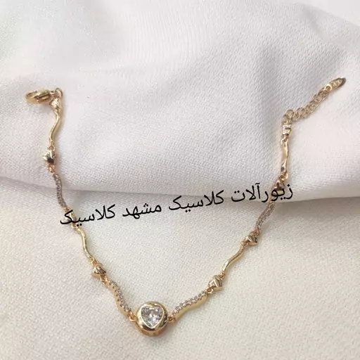 دستبند زنانه برند ژوپینگ اصل ژوپینگ طلایی ظریف 