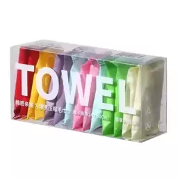 دستمال جادویی فشرده سفری مدل Towel بسته 14 عددی کد N420