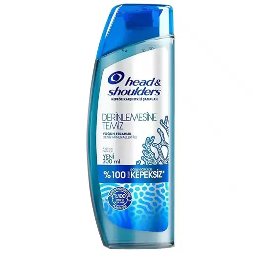 شامپو هد اند شولدرز Head and Shoulders مواد معدنی دریایی مناسب پوست سر چرب حجم 300 میل