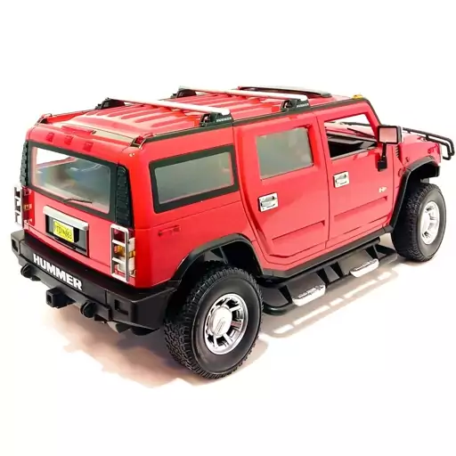 ماشین کنترلی شارژی جیپ قرمز مدل RC Cars Hummer H2