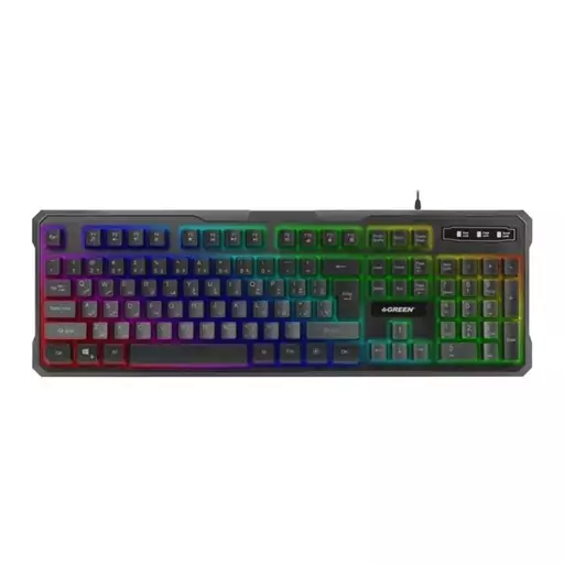 کیبورد سیمی گرین مدل GREEN GK601-RGB