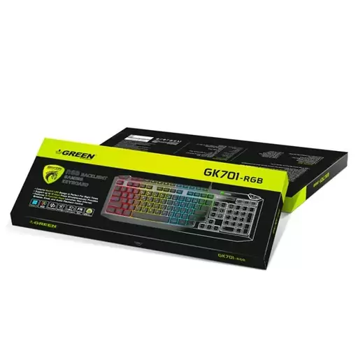 کیبورد سیمی گرین مدل GREEN GK701-RGB