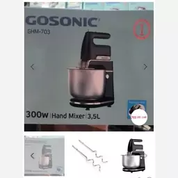 همزن حرفه ای کاسه دار گوسونیک مدل ghm-703