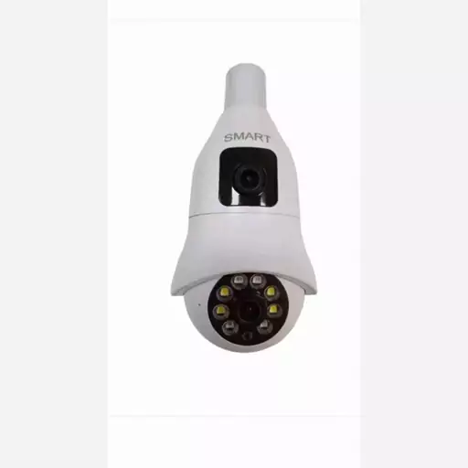 دوربین مداربسته لامپی  دو لنز چرخشی wifi cameras V380(پس کرایه)