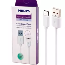 کابل شارژ فست تایپ سی Philipsـ 1 متری