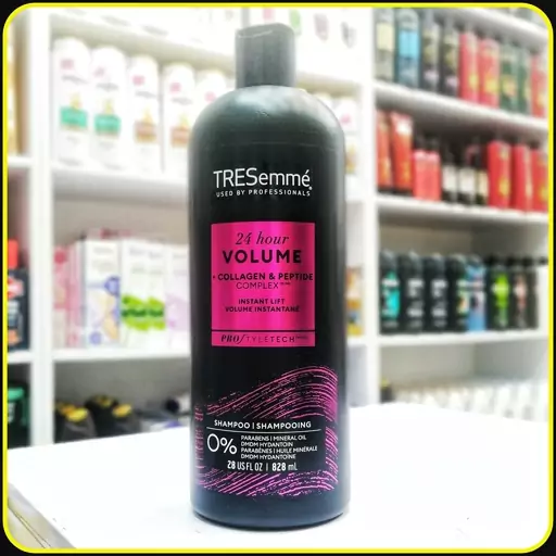 شامپو موی سر کلاژنه ترزمه (ترزمی) حجم دهنده (828میل) TRESemme hair shampoo 