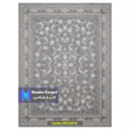 فرش 9 متری 1200 شانه تراکم 3600 تمام آکلرلیک گل برجسته کد HCS2010 (ارسال رایگان)