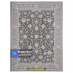 فرش 12 متری 1200 شانه تراکم 3600 تمام آکلرلیک گل برجسته کد HCS3004D (ارسال رایگان)