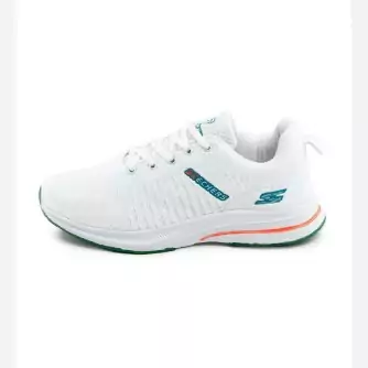 کفش اسپرت Skechers مردانه سفید بند دار مدل 39117