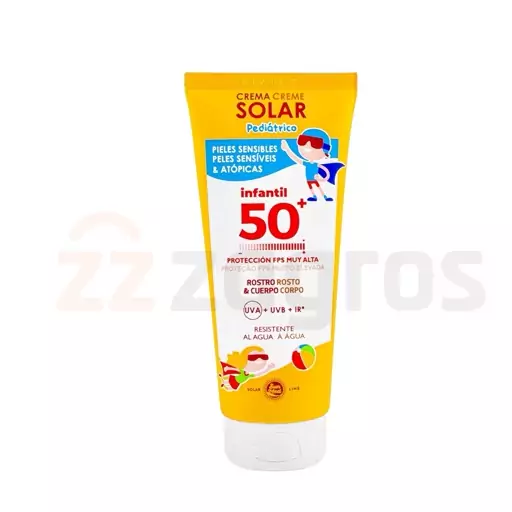 کرم ضد آفتاب کودک مرکادونا Mercadona سری Sun Med با +SPF50 حجم 200 میل