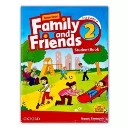 کتاب فمیلی فرندز 2 با کتاب کار سایز بزرگ family and friends 2