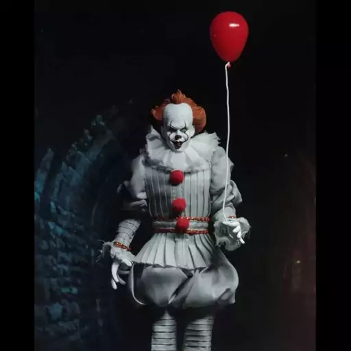 اکشن فیگور پنی وایز IT با لباس پارچه ای مدل Pennywise The Dancing Clown برند نکا