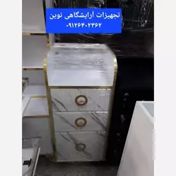 ترولی سه کشو کرکره ای مشکی وکیوم هزینه ارسال درب منزل توسط مشتری پرداخت میشود 