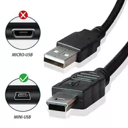 کابل مینی USB دوربین فیلمبرداری و عکاسی سونی اورجینال بدون پک