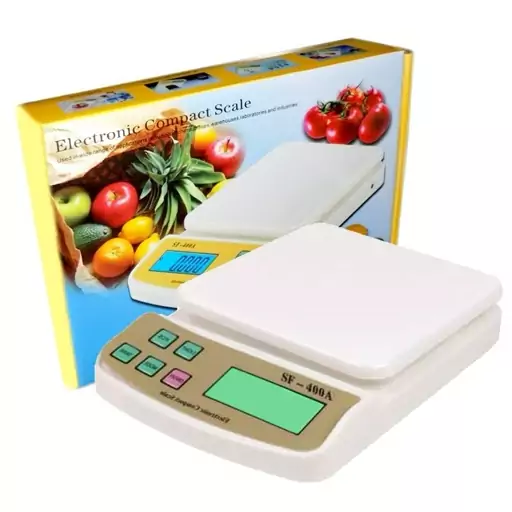 kitchen scale ترازوی 10کیلویی دارای آداپتور مدل SF400A