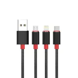 کابل شارژ موبایل  USB بهMicro/Lighting/TYPE-C 