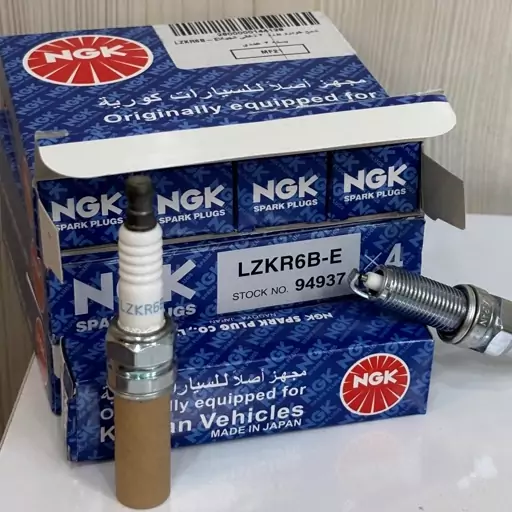 شمع خودرو ان جی کا (NGK)مدل LZKR6B-E 94937 یورو 4 بسته 4 عددی