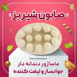 صابون شیر بز (دندانه دار)