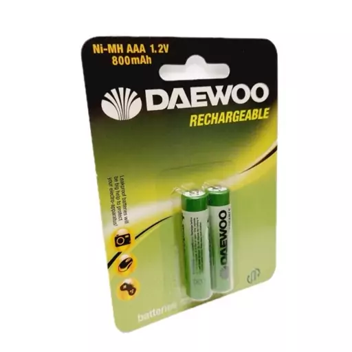 باتری نیم قلم قابل شارژ اصلی DAEWOO 800mAh