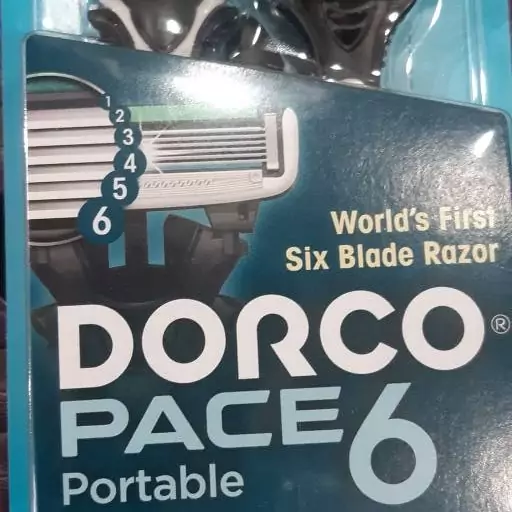  ژیلت شش لبه دورکو DORCO PACE 6 بسته سه عددی اصلی