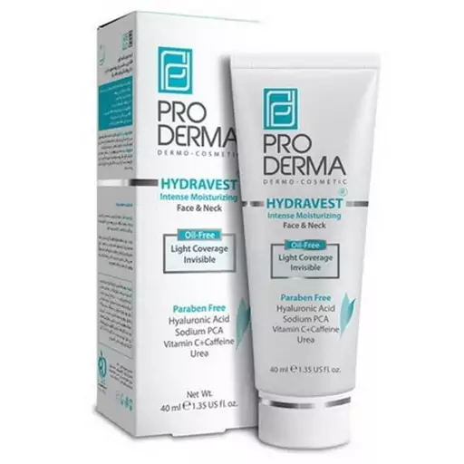  کرم مرطوب کننده  صورت وگردن پرودرما proderma