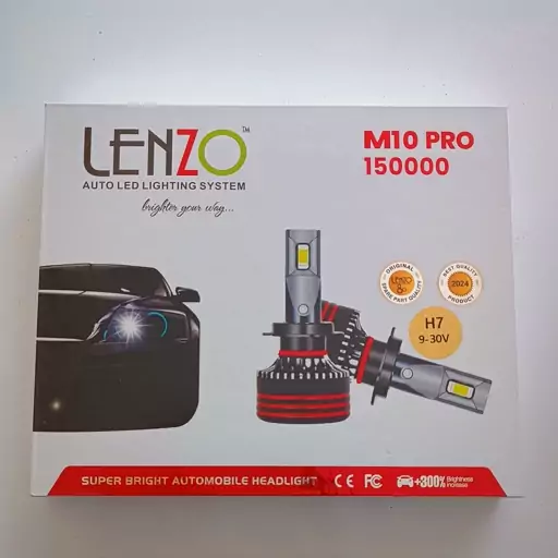 لامپ هدلایت لنزو M10 Pro پایه H7