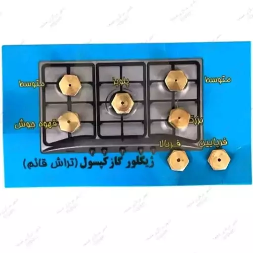 ژیگلور کپسولی برای اجاق گاز درجه یک