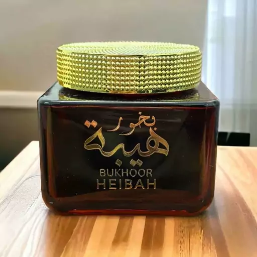 بخور هیبه برندارض الزعفران حجم 80 گرمbukhoor heibah