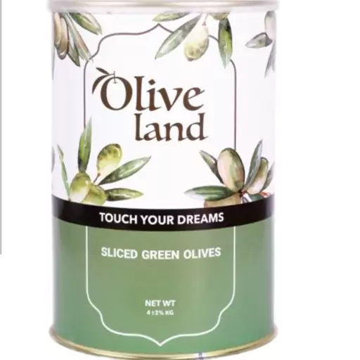 زیتون سبز اسلایس olive land