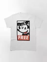 تیشرت  mickey mouse طرح Free Willie کد 1079 231