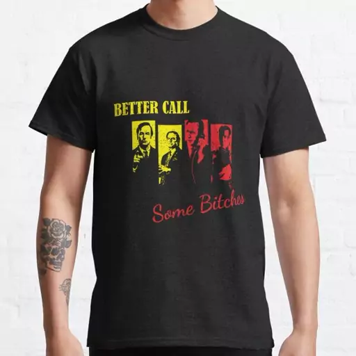 تیشرت لانگ پسرانه  better call saul  طرح Better Call Some Bitches Classic T-Shirt کد 1225 252