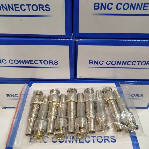 فیش BNC پیچی نارنجکی 