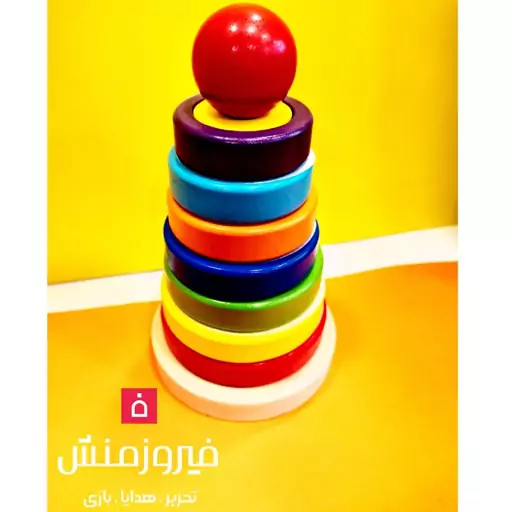 پازل چوبی rain bow tower