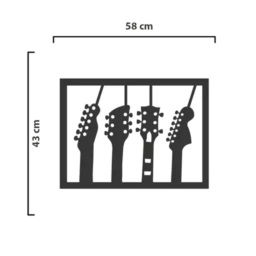 دیوارکوب طرح گیتار مدل art1020