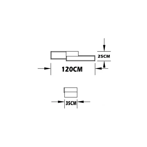 میز تلویزیون دیواری اعیان مدل FH247